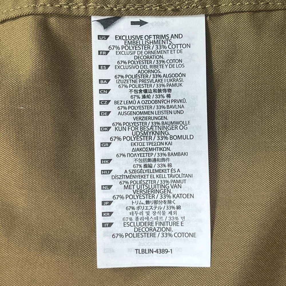 5.11 Tactical Men's XL Tan Military Utility Jacket Field Coat Workwear Outdoor - Picture 9 of 9